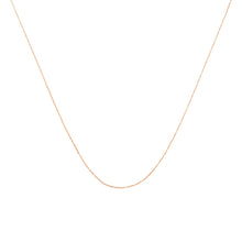 Load image into Gallery viewer, Solid 10K Yellow Gold 0.5mm Slim and Dainty Unisex 18" Rope Chain Necklace