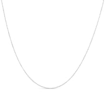 Load image into Gallery viewer, .925 Sterling Silver 0.7mm Slim and Dainty Unisex 18" Inch Ball Bead Chain Necklace