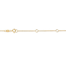将图片加载到图库查看器,10K Yellow Gold 1/2 Carat Round Brilliant-Cut Diamond Modern Bezel-Set Solitaire 16"-18" Pendant Necklace (H-I Color, SI2-I1 Clarity)