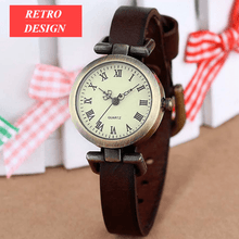 Load image into Gallery viewer, New Fashion Hot-selling Leather Female Watch Vintage Watch Women Dress Watches For Women and Girls