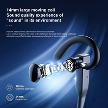 将图片加载到图库查看器,Comfortable Bluetooth Earpiece Wireless Earphone Bluetooth 5.0 Handsfree Earpiece Noise Cancelling HiFi Headset With Dual HD Mic For All Smart Phones Ear Wireless Bluetooth Sport Lightweight Headphones With Case Standby Time For Business Workout Driving