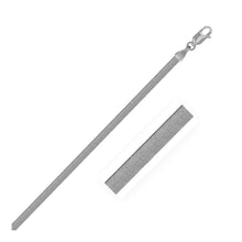 将图片加载到图库查看器,14k White Gold Super Flex Herringbone Bracelet (2.80 mm)