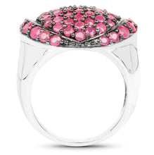 Load image into Gallery viewer, 3.35 Carat Genuine Ruby .925 Sterling Silver Ring