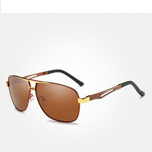 Load image into Gallery viewer, Business Luxury Men Polarized Square Driving Sunglasses Lens Brand Designer Aluminum Classic Frame Elegant Sunglasses