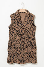 Load image into Gallery viewer, Luxury Summer Leopard Sleeveless Mini Dress Chic & Stylish Print Elegant Dress For Women