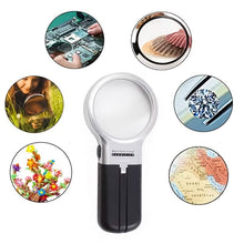 Load image into Gallery viewer, Foldable HD Multi-Power Magnifying Glass (Handheld & Desktop)