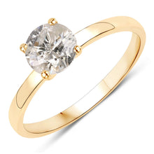 Load image into Gallery viewer, 1.02 Carat Genuine TLC Diamond 14K Yellow Gold Ring