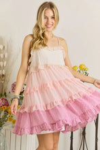 Load image into Gallery viewer, New Swiss Dot Ruffled Tiered Mini Dress For Summer – Feminine, Fluttering, Charming, Playful, Chic & Stylish