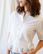 将图片加载到图库查看器,Cherry Cute Button Down