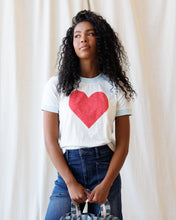 Load image into Gallery viewer, Heart to Heart Ringer Tee