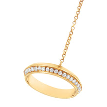 将图片加载到图库查看器,14K Yellow Gold 1/4 Cttw Diamond Ring and Bracelet Hand Chain (G-H Color, SI1-SI2 Clarity) - 7"