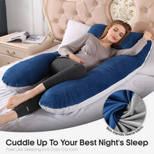 将图片加载到图库查看器,U-Shaped Maternity Pillow – Full Body Support