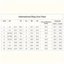 Load image into Gallery viewer, Popular Fashion Silvery AZ Letter Ring Initials Wedding Love Couple Rings Bridesmaid Gift
