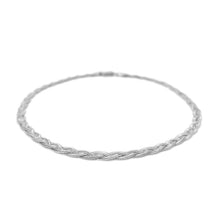 Load image into Gallery viewer, 3.5mm 14k White Gold Braided Bracelet