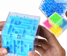 Load image into Gallery viewer, 3D Maze Magic Cube Transparent Six-sided Puzzle Speed Cube Rolling Ball Game Maze Toys for Children Educational