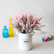 Load image into Gallery viewer, 1 Bundle Artificial Lavender Fake Flowers Wedding Bouquet Home Kitchen Office Table Centerpieces Arrangements Decor
