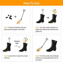 Load image into Gallery viewer, 1-Pair: Adjustable Boot Stretcher