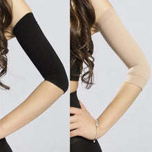 将图片加载到图库查看器,1 Pair Arm Sleeve Weight Loss Calories Slim Slimming Arm Shaper Weight Loss Fat Burning Wrap Bands Massager Sleeve Wrap Weight Loss Fat Burning Running Arm Warmers Comfortable Soft Arm Cover For Indoor And Outdoor