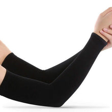 将图片加载到图库查看器,1 Pair One Size Women Cooling Anti-UV Arm Sleeves Girls Sun Protection Arm Covers For Ladies Running Riding Outdoor Sports UV Protection Cooling Arm Sleeves Women Outdoor Activities Workout Arm Sleeve