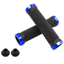 将图片加载到图库查看器,1 pair Road Cycling Handlebar Grips Anti-Skid Rubber Bicycle Grips Mountain Bike Lock On Bicycle Handlebars End Grips Handle Grip With Aluminum Lock Bike Grip For Scooter Cruiser Tricycle Wheel Chair Mountain Road Urban Foldable Bike