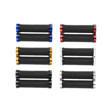 将图片加载到图库查看器,1 pair Road Cycling Handlebar Grips Anti-Skid Rubber Bicycle Grips Mountain Bike Lock On Bicycle Handlebars End Grips Handle Grip With Aluminum Lock Bike Grip For Scooter Cruiser Tricycle Wheel Chair Mountain Road Urban Foldable Bike