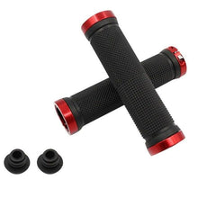 将图片加载到图库查看器,1 pair Road Cycling Handlebar Grips Anti-Skid Rubber Bicycle Grips Mountain Bike Lock On Bicycle Handlebars End Grips Handle Grip With Aluminum Lock Bike Grip For Scooter Cruiser Tricycle Wheel Chair Mountain Road Urban Foldable Bike