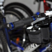 将图片加载到图库查看器,1 pair Road Cycling Handlebar Grips Anti-Skid Rubber Bicycle Grips Mountain Bike Lock On Bicycle Handlebars End Grips Handle Grip With Aluminum Lock Bike Grip For Scooter Cruiser Tricycle Wheel Chair Mountain Road Urban Foldable Bike