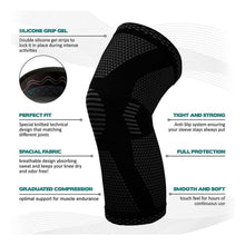 Load image into Gallery viewer, 1-Pair: Support And Recover Knee Compression Sleeve Brace With Gel Grip