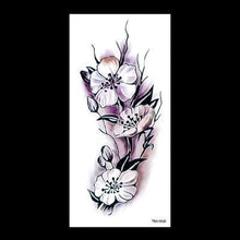 Load image into Gallery viewer, 1 Pcs Elegant Temporary Tattoos Stickers Rose Flowers Arm Shoulder Tattoo Waterproof Big Luxury Flower For Womens