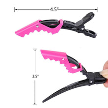 将图片加载到图库查看器,10-Pack: Alligator Styling Sectioning Clips
