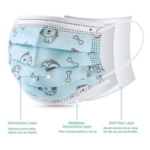 将图片加载到图库查看器,10-Pack: Kids Disposable Face Mask