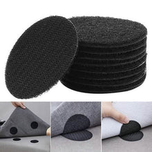 Load image into Gallery viewer, 10-Pairs: Anti Curling Carpet Tape Rug Gripper Velcro