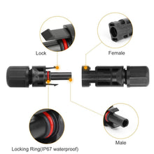 Load image into Gallery viewer, 10-Pairs: Solar Panel Connectors