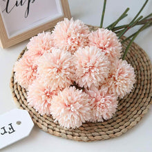 Load image into Gallery viewer, 10-Piece: Artificial Flowers Chrysanthemum Ball Flowers Bouquet