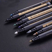 Load image into Gallery viewer, 10-Piece: Metallic Paint Marker Pen Permanent