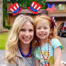 Load image into Gallery viewer, 10-Piece: Patriotic Head Boppers Headband