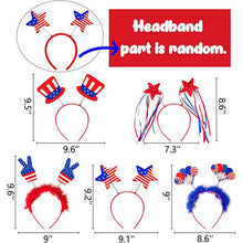 Load image into Gallery viewer, 10-Piece: Patriotic Head Boppers Headband