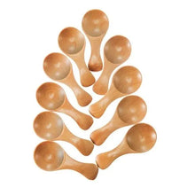 Load image into Gallery viewer, 10-Pieces: Mini Wooden Spoons