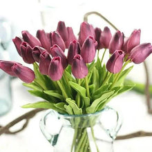 Load image into Gallery viewer, 10-Pieces: PU Modern Style Bouquet Tabletop Flower Bouquet
