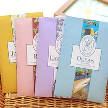 Load image into Gallery viewer, 10-Pieces: Scented Sachets For Drawers and Closet Air Freshener Sachets with Home Hanger