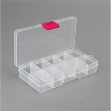 将图片加载到图库查看器,10 Slots Adjustable Plastic Jewelry Box Storage Case Craft Jewelry Organizer Beads Jewelry Making Jewelry Organizer Adjustable Storage Box Plastic Compartments Organizer for Jewelry