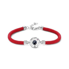 Load image into Gallery viewer, 100 Languages I Love You Couple Bracelets Braided Rope Bracelet Bangle Bracelet Languages Couple Bracelets For Boyfriend And Girlfriend Matching Love Bracelets For Couples I love You Gifts For Him And Her