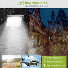 Load image into Gallery viewer, 100 LED Solar Powered Wall Lights Outdoor
