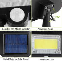Load image into Gallery viewer, 100 LED Solar Powered Wall Lights Outdoor