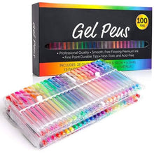 将图片加载到图库查看器,100-Pack: Colored Gel Pens Set
