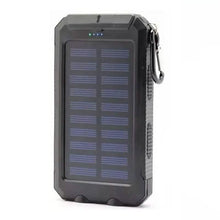 Load image into Gallery viewer, 10000mAh Solar Power Bank with Flashlight