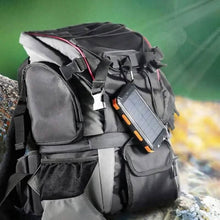 Load image into Gallery viewer, 10000mAh Solar Power Bank with Flashlight