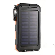 Load image into Gallery viewer, 10000mAh Solar Power Bank with Flashlight