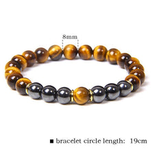 Load image into Gallery viewer, Legendary Tiger Eye Bracelet Powerful Confidence Natural Stone Bracelet Chakra