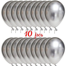 Load image into Gallery viewer, 10/20 Star Metallic Confetti Latex Transparent 12inch Balloons For Baby Shower Birthday Party Wedding Decoration